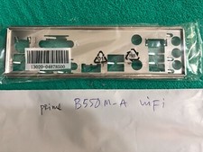 ASUS PRIME B550M-A WIFI II CSM  IO SHIELD BACK PLATE ( METAL ) , ORIGINAL picture