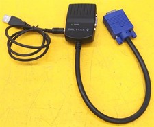 ⭐️⭐️⭐️⭐️⭐️ Trulink Compact VGA Splitter 2 Output Ports 5V  picture
