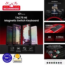 AKKO TAC75 HE Magnetic Switch Gaming Keyboard 75% Rapid Trigger 8K RGB Wired picture