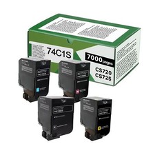 74C1S Compatible Toner Cartridge 7000 Pages Replacement for Lexmark 74C1SK0 7... picture