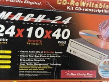 Pacific Digital MACH-24 Internal IDE CD-RW Drive Kit 24x10x40 NOS picture