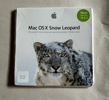New Factory Plastic Sealed Apple Mac OS X Snow Leopard 10.6.3 Retail MC573Z/A picture