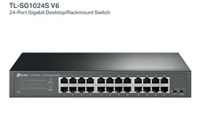 TP-Link TL-SG1024S 24-Port Gigabit Ethernet Switch Unmanaged | NEW SEALED picture