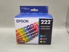 Genuine EPSON 222 Claria Ink Standard Capacity Color Combo Pack  Exp 4/29 picture