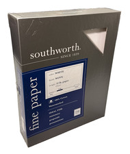 Southworth Parchment Paper 32 lb White Wove 100 Bright 8.5 x 11    750 sheets picture