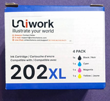 Uniwork 202XL  reman Inkjet Ink Cartridges 4-Pack BK/C/M/Y picture