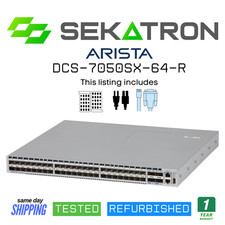 Arista DCS-7050SX-64-R 48 Port 10G SFP+ Switch w/ 4x40G QSFP+ Uplinks⚡Fast Ship picture