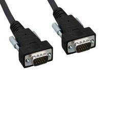 Kentek 75'ft Plenum Rated CMP SVGA HD15 Video Cable 28AWG EMI/RFI TV PC Monitor picture