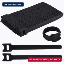 60 PCS 6 Inches Reusable Cable Ties, Adjustable Cord Straps Wire Organizer Cord picture