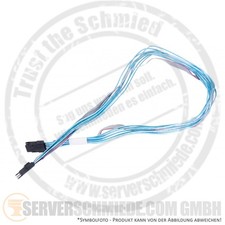 Supermicro 75cm SAS SATA Cable 70cm 1x SFF-8087 to 1x SFF-8087 CBL-0281L-01 picture