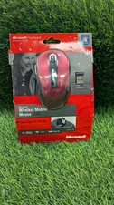 Microsoft Mobile 4000 Wireless BlueTrack Mouse Burgundy Windows 7 New Open Box picture