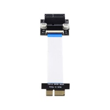 NFHK Low Profile PCI-E Express 1X Slot Riser Card Extender Extension Ribbon Flex picture