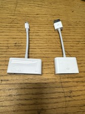 Genuine Apple Lightning to VGA Adapter MD825AM/A A1439 + HDMI / DVI Original OEM picture