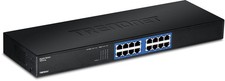 TRENDnet 16-Port Unmanaged Gigabit GREENnet Switch, 16 x RJ-45 Ports, 32Gbps picture