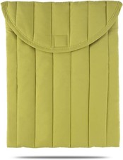 Puffy Laptop Sleeve Streak-Green 13-14 Inch, Protective Case for Laptops and Mac picture