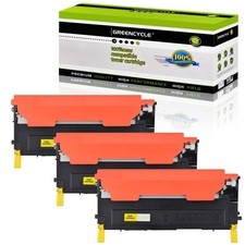 3PK YL Toner Fits for Samsung CLT-Y406S CLX-3300 3302 3303FW 3305FN/FW/W 3307FW picture