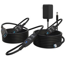 100FT USB 3.0 Active Extension Cable, USB 3.0 Extension Cord A-Male to A-Female picture
