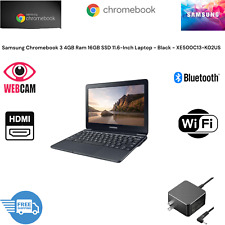 Samsung Chromebook 3 4GB 16GB SSD 11.6-Inch Laptop  XE500C13-K02US HDMI WIFI picture