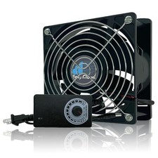 Axial Muffin Fan 120V 220V 110V with Variable Speed Controller, Computer Fan ... picture