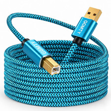 Printer Cable 40 Ft,Usb Printer Cable USB 2.0 Type a Male to B Male Scanner picture
