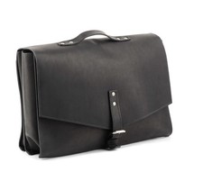 Slate Collection Black Leather Laptop Tote picture