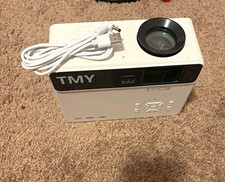 TMY Model TMY LED Mini Desktop Projector, White, USB Connectivity picture