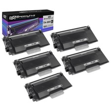 Compatible Toner Replacementfor Brother TN880 Super High Yield (Black, 5-Packs) picture