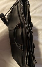 Coach Leather Laptop Bag Briefcase-Black.  Never Been Used-stored For 5 Years. picture
