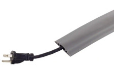Commercial Electric 5 ft. Cable Armor PVC Floor Channel (Gray) picture