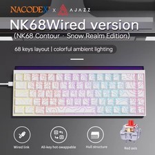 Hot-Swappable 68-Key Mechanical Gaming Keyboard - RGB Backlit, Red Switches picture