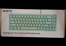 NEW NORTH Compact Mechanical Keyboard 65% Wired Rainbow Lit Keyboard picture