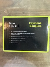 True Cable Cat6A Shielded Keystone Coupler | 12 Pieces picture