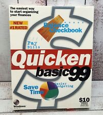 1999 Sealed Quicken Basic 99 CD for Windows 95/98 or NT - BRAND NEW SEALED picture