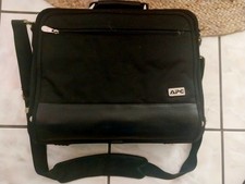 APC Brand Canvas Laptop/Messenger Bag Black with strap. picture