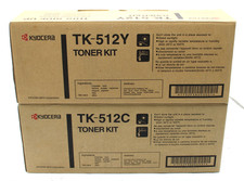 Genuine Kyocera Model TK-512C + TK-512Y Toner Kit for C5020 C5030 - Yellow/Cyan picture