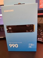 Samsung 990 1TB NVMe M.2 Internal SSD PCIe 4.0x4 (MZ-V9V1T0B/AM) picture