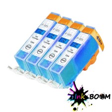 4 Cyan Ink Cartridge for CLI-221 PIXMA IP4700 MP620B MP630 MP990 picture