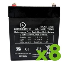 For Tripplite RBC58-2U Battery Replacement 8 Pack 12V 5Ah High Rate UPS AGM picture