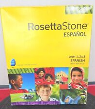 Rosetta Stone Español Spqnish Home School Version 3 Level 1, 2, & 3 Complete  picture