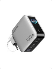 Nexode Pro 100W USB C Charger, GaN Power Adapter 5-Port, Smart Display picture