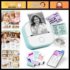 Portable Mini Sticker Printer - Bluetooth Thermal Label Maker for Kids, DIY, Jou picture