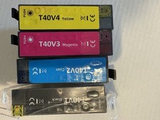 Meagiis T40V 4-Pack Ink Cartridges BK/C/M/Y for Epson SC-T2170 T3170 T5170 picture