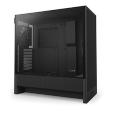 NZXT H5 Flow Black ATX Mid Tower PC Case Tempered Glass 2x120mm Fans picture