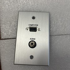 Panel Crafters  Custom Computer and Audio Wallplate picture