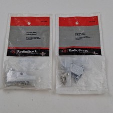 RadioShack Shielded Metal D-Sub Hood 9/15 Position Silver 276-1508 Lot Of 2 picture