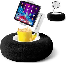 TABLET STAND PILLOW Adjustable Phone Holder for Bed Black 4.7