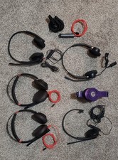 (LOT OF 5) Poly Plantronics  BW3325 Headsets (See photos) picture