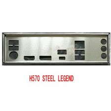 For ASRock H570 STEEL LEGEND I/O Shield Back Plate BackPlate Blende Bracket picture