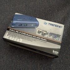 NEW - TRENDNET 2 PORT USB KVM SWITCH KIT TK-208K picture