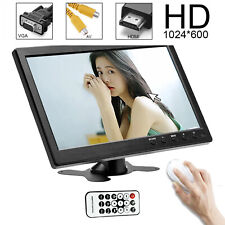 10in Security Monitor HD LCD VGA TFT Display Screen Speaker Remote ControlX6tDoo picture